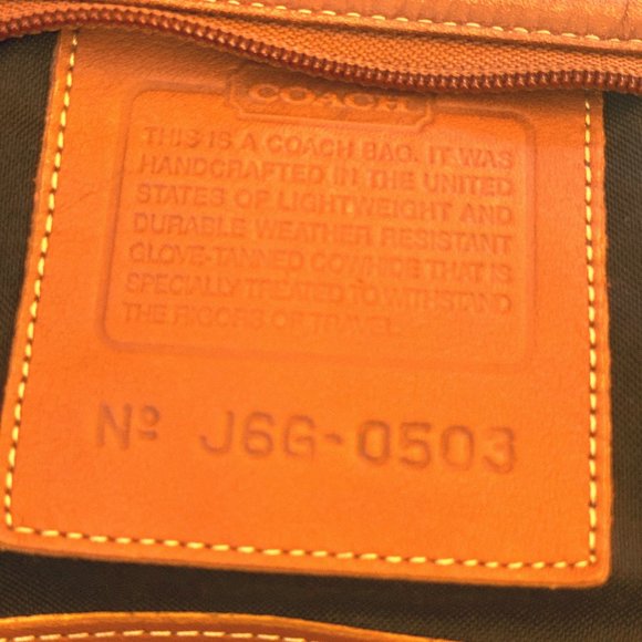 vintage Coach Mens weekend duffel bag - Picture 1 of 8